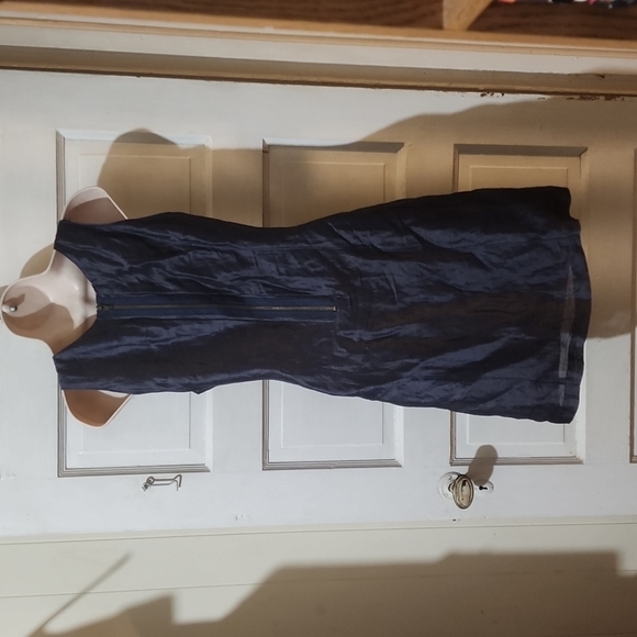 Pure Sugar Sleeveless Silk Blend Ruffle Dress M - Picture 2 of 2